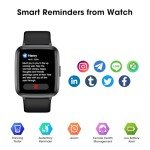 Imzuc Waterproof Fitness Tracker Watch with Heart Rate