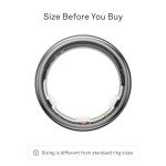 Oura Ring Gen3 Horizon - Silver Smart Fitness Tracker