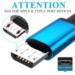 Aioneus 6FT Micro USB Fast Charging Cable 3-Pack