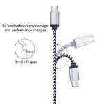 5-Pack 6ft Braided Micro USB Charger Cables