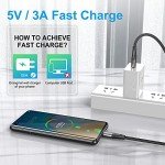 3-Pack 10ft Fast Charging USB Type C Cables