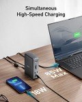Anker Docking Station, Anker 575 USB-C Docking Station (13-in-1), Triple Display, 4K HDMI, 10 Gbps USB-C and 5 Gbps USB-A Data, 85W Charging for Laptop, 18W Charging for Phone, Ethernet, Audio, SD 3.0