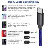 10ft USB C Charger Cable 3-Pack - Fast Charge