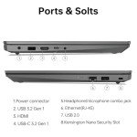 Lenovo V15 Business Laptop, Ryzen 7, 40GB RAM