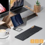 ProtoArc Foldable Bluetooth Keyboard with Numeric Keypad