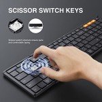 ProtoArc Foldable Bluetooth Keyboard with Numeric Keypad