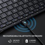 ProtoArc Foldable Bluetooth Keyboard with Numeric Keypad