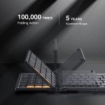 ProtoArc Foldable Bluetooth Keyboard with Numeric Keypad