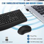 Wireless Keyboard and Mouse Combo for PC/Mac