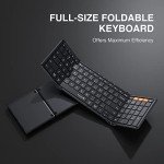 ProtoArc Foldable Bluetooth Keyboard with Numeric Keypad