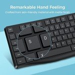 Lovaky MK98 Ergonomic Wireless Keyboard with Numeric Keypad