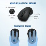 Wireless Keyboard and Mouse Combo for PC/Mac