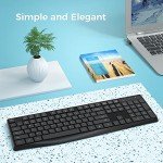 Lovaky MK98 Ergonomic Wireless Keyboard with Numeric Keypad