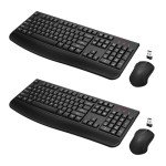 Wireless Keyboard and Mouse Combo for PC/Mac