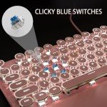 Camiysn Retro Pink Mechanical Gaming Keyboard