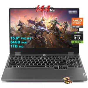 Lenovo LOQ Gaming Laptop 15.6" FHD 144Hz Ryzen 7