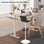 Height Adjustable Portable Laptop Floor Stand