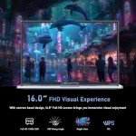 16" Gaming Laptop, 16GB RAM, 512GB SSD