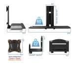 Adjustable Wall Mount for Monitor and Keyboard