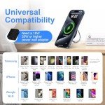 15W Magnetic Wireless Charger for Samsung & iPhone