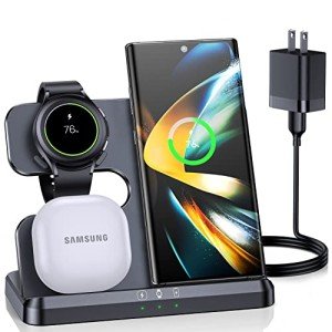 ZUBARR 3-in-1 Wireless Charger for Samsung Devices