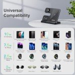 ZUBARR 3-in-1 Wireless Charger for Samsung Devices
