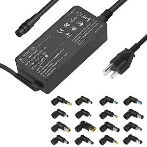 90W Universal Laptop Charger with 16 Connectors