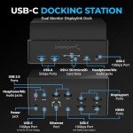 SABRENT USB-C Docking Station with 85W Charging