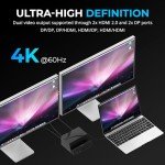 SABRENT USB-C Docking Station with 85W Charging