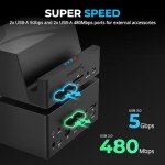SABRENT USB-C Docking Station with 85W Charging