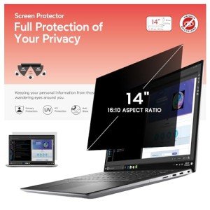 14" Laptop Privacy Screen with Anti-Glare Filter