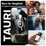 TAURI 3-in-1 Magnetic iPhone 13 Case with Protectors
