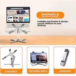 Moallia 360° Rotating Laptop Stand, Foldable Holder