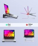 Ergonomic Aluminum Laptop Stand for All Sizes