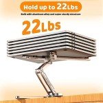 Moallia 360° Rotating Laptop Stand, Foldable Holder