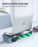 Ergonomic Aluminum Laptop Stand for All Sizes