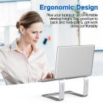 Tonmom Metal Laptop Stand for 10-15.6” Laptops