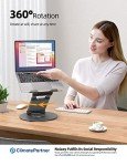 Nulaxy Adjustable 360° Rotating Laptop Stand