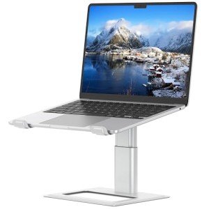 SOUNDANCE Adjustable Ergonomic Laptop Stand - Silver