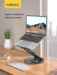 Nulaxy Adjustable 360° Rotating Laptop Stand