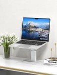 SOUNDANCE Adjustable Ergonomic Laptop Stand - Silver