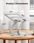 LORYERGO Adjustable Portable Laptop Stand for 17.3