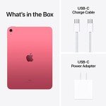Apple iPad 10th Gen 64GB - Pink, Wi-Fi 6