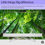 HP 24 inch All-in-One PC, FHD Display, Intel Core i3-1115G4, 8 GB SDRAM, 256 GB SSD, Intel UHD Graphics, Windows 11 Home, 24-df1000 (2024)