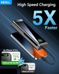 40000mAh Fast Charging Portable Power Bank - Black