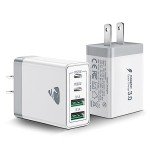 40W Fast USB C Wall Charger - 2-Pack