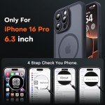 TOCOL 3-in-1 Magnetic iPhone 16 Pro Case