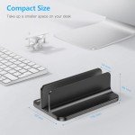 Adjustable Aluminum Vertical Laptop Stand Holder