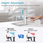 Ergonomic Adjustable Aluminum Laptop Stand for All Laptops