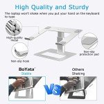 Ergonomic Adjustable Aluminum Laptop Stand for All Laptops